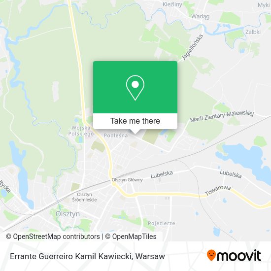 Errante Guerreiro Kamil Kawiecki map