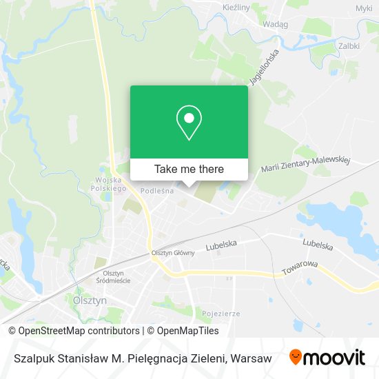 Szalpuk Stanisław M. Pielęgnacja Zieleni map