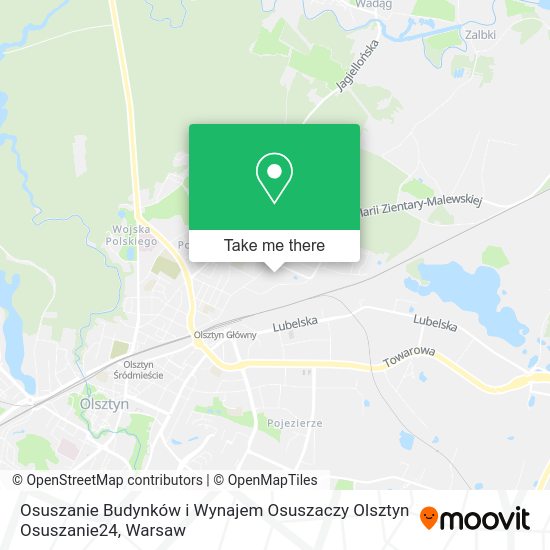 Osuszanie Budynków i Wynajem Osuszaczy Olsztyn Osuszanie24 map