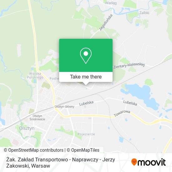 Карта Żak. Zakład Transportowo - Naprawczy - Jerzy Żakowski