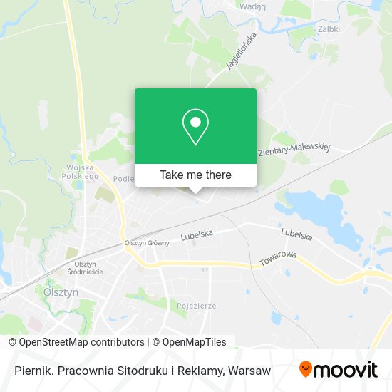 Piernik. Pracownia Sitodruku i Reklamy map