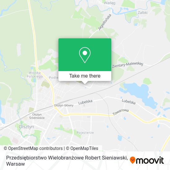 Przedsiębiorstwo Wielobranżowe Robert Sieniawski map