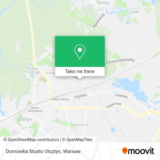 Domówka Studio Olsztyn map