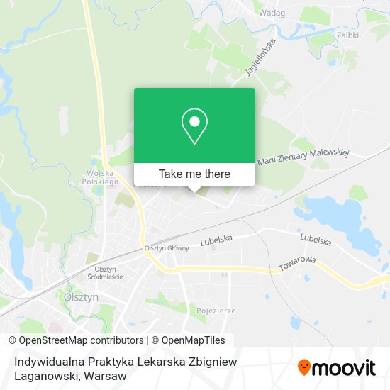 Indywidualna Praktyka Lekarska Zbigniew Laganowski map