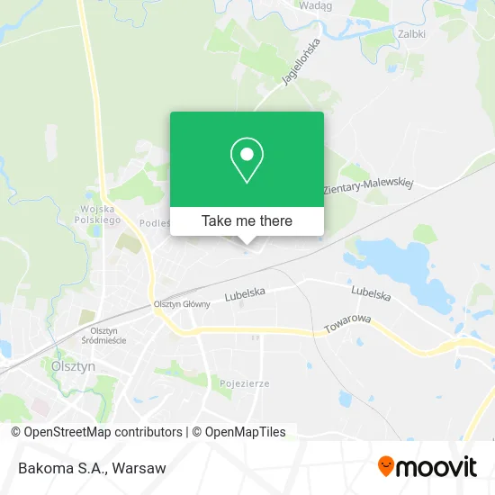Bakoma S.A. map