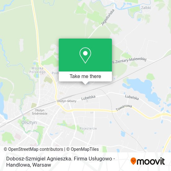 Dobosz-Szmigiel Agnieszka. Firma Usługowo - Handlowa map