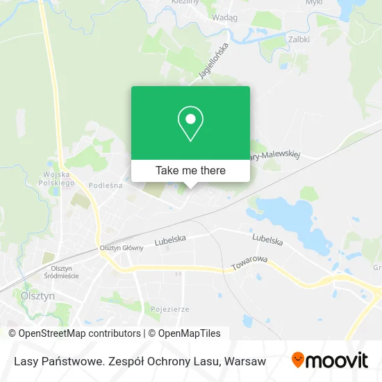 Lasy Państwowe. Zespół Ochrony Lasu map