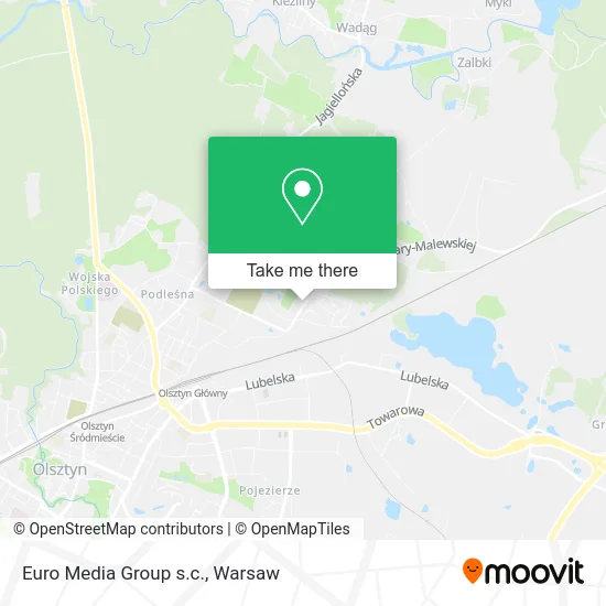 Карта Euro Media Group s.c.