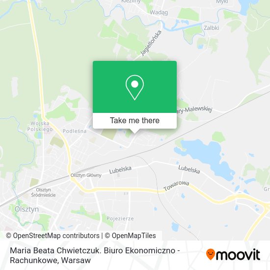 Maria Beata Chwietczuk. Biuro Ekonomiczno - Rachunkowe map