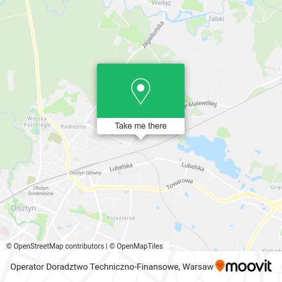 Operator Doradztwo Techniczno-Finansowe map