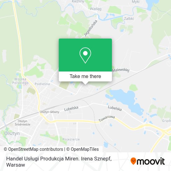 Handel Usługi Produkcja Miren. Irena Sznepf map