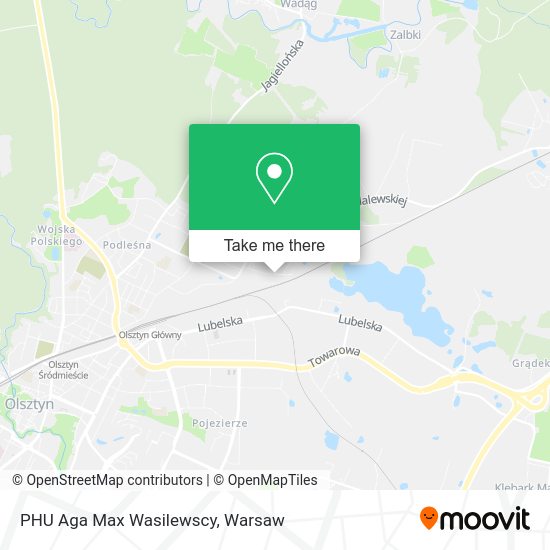 PHU Aga Max Wasilewscy map