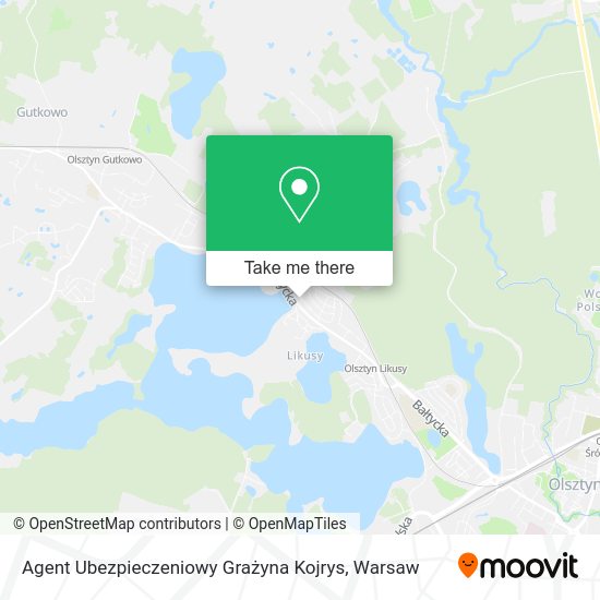 Agent Ubezpieczeniowy Grażyna Kojrys map