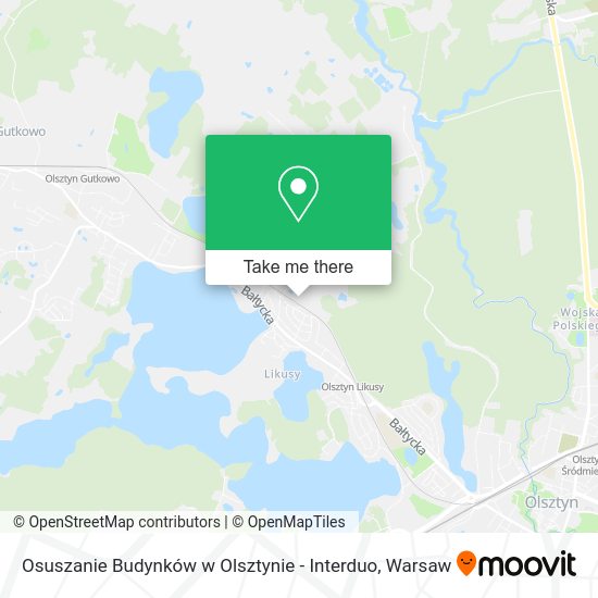 Osuszanie Budynków w Olsztynie - Interduo map