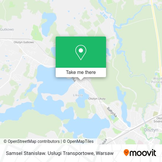 Samsel Stanisław. Usługi Transportowe map