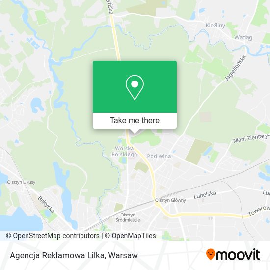 Agencja Reklamowa Lilka map