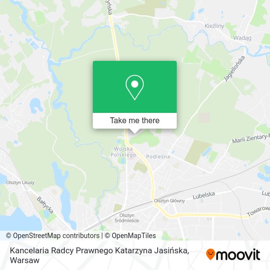 Kancelaria Radcy Prawnego Katarzyna Jasińska map