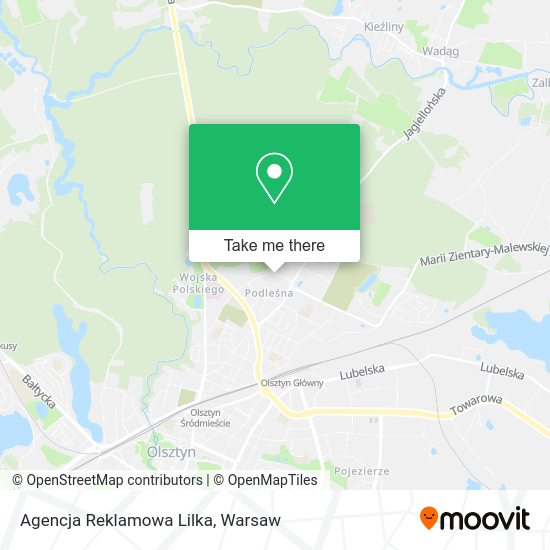 Agencja Reklamowa Lilka map