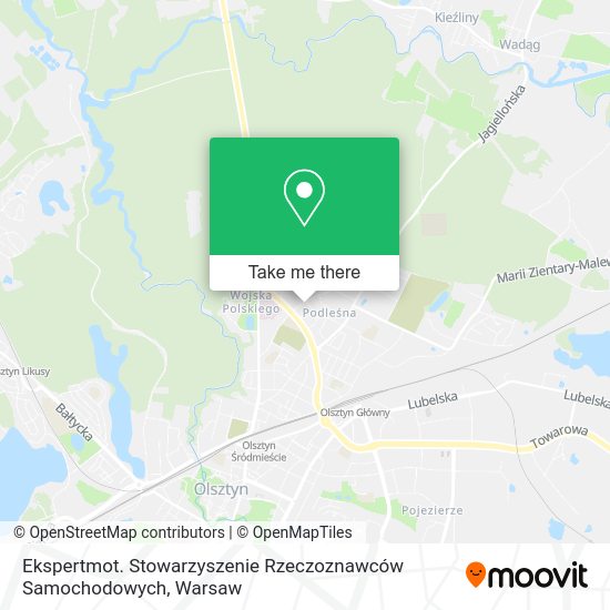 Ekspertmot. Stowarzyszenie Rzeczoznawców Samochodowych map