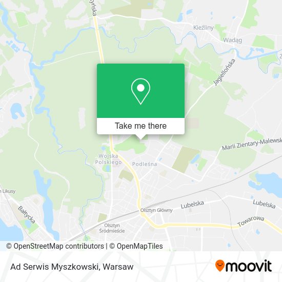 Ad Serwis Myszkowski map