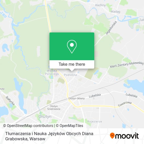 Tłumaczenia i Nauka Języków Obcych Diana Grabowska map