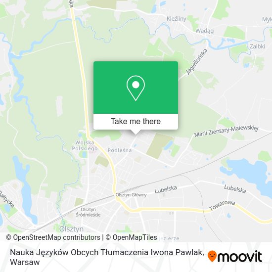 Nauka Języków Obcych Tłumaczenia Iwona Pawlak map