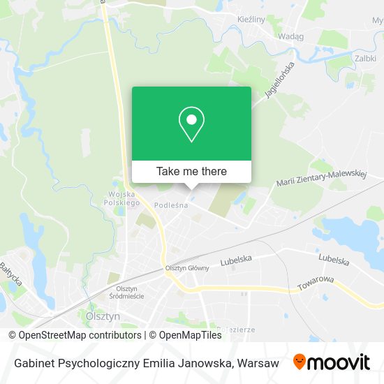 Gabinet Psychologiczny Emilia Janowska map