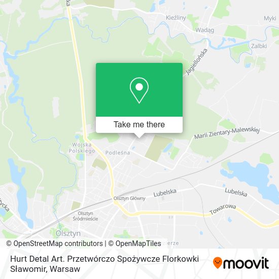 Hurt Detal Art. Przetwórczo Spożywcze Florkowki Sławomir map