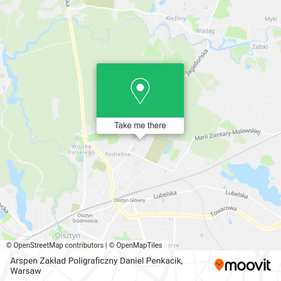 Карта Arspen Zakład Poligraficzny Daniel Penkacik