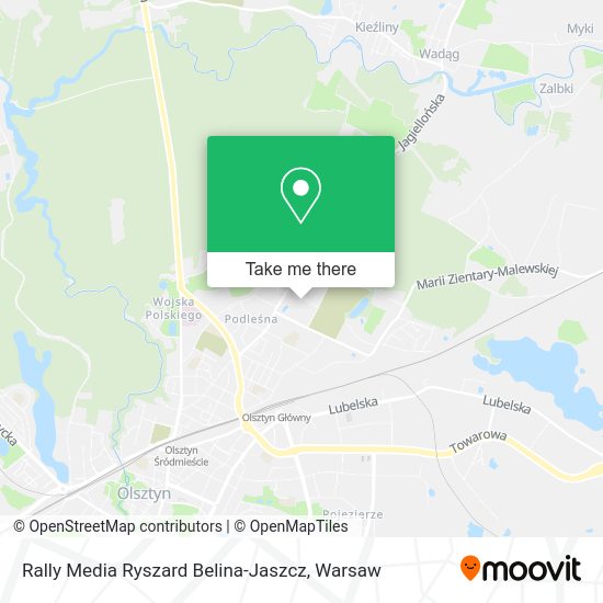 Rally Media Ryszard Belina-Jaszcz map