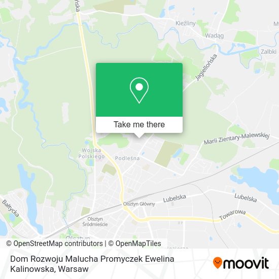 Dom Rozwoju Malucha Promyczek Ewelina Kalinowska map