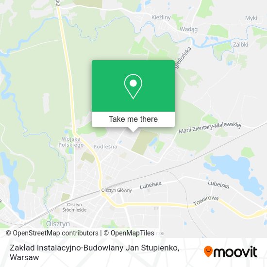 Zakład Instalacyjno-Budowlany Jan Stupienko map