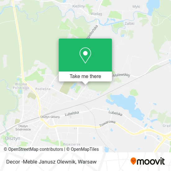 Карта Decor -Meble Janusz Olewnik