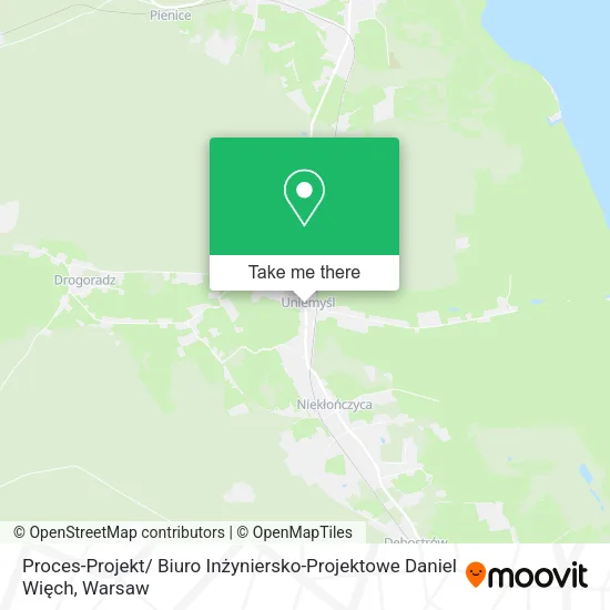 Proces-Projekt/ Biuro Inżyniersko-Projektowe Daniel Więch map
