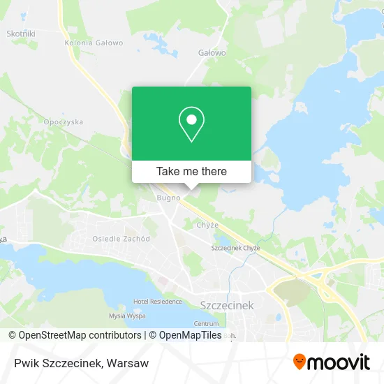 Карта Pwik Szczecinek
