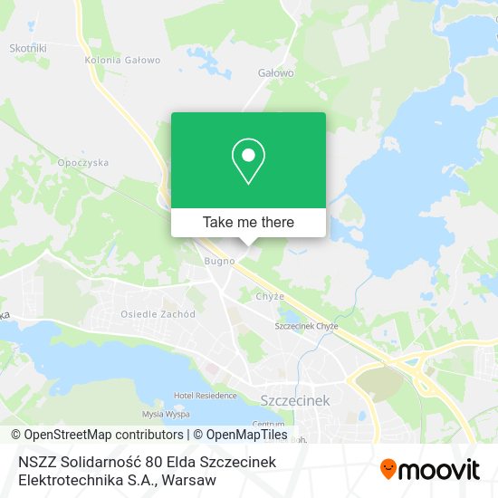 NSZZ Solidarność 80 Elda Szczecinek Elektrotechnika S.A. map