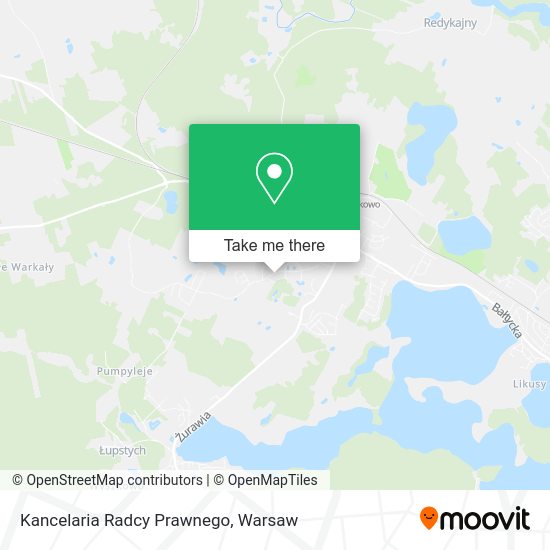 Kancelaria Radcy Prawnego map