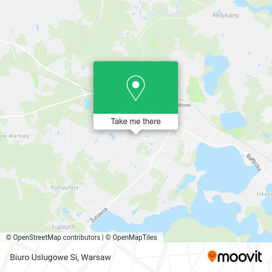 Карта Biuro Uslugowe Si