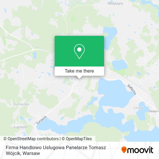 Firma Handlowo Usługowa Panelarze Tomasz Wójcik map