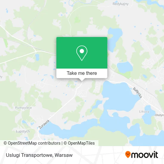 Карта Uslugi Transportowe