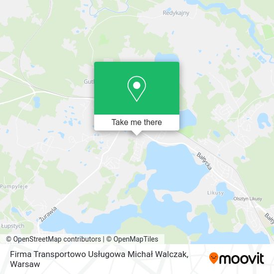 Firma Transportowo Usługowa Michał Walczak map