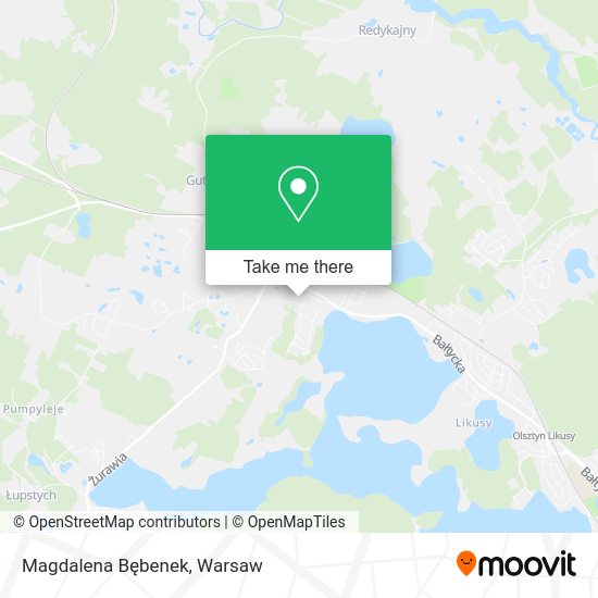 Magdalena Bębenek map