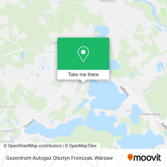 Карта Gazentrum Autogaz Olsztyn Fronczak