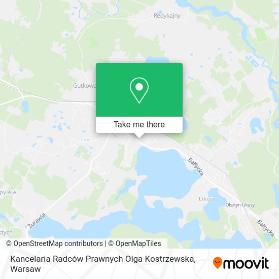 Kancelaria Radców Prawnych Olga Kostrzewska map