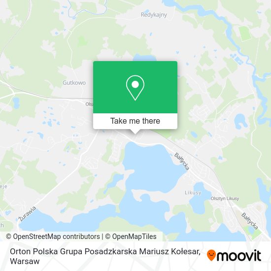 Orton Polska Grupa Posadzkarska Mariusz Kołesar map