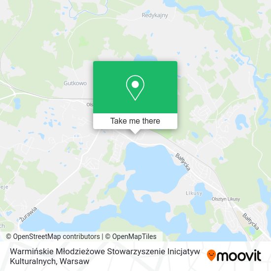 Warmińskie Młodzieżowe Stowarzyszenie Inicjatyw Kulturalnych map