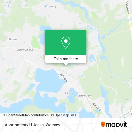 Карта Apartamenty U Jacka