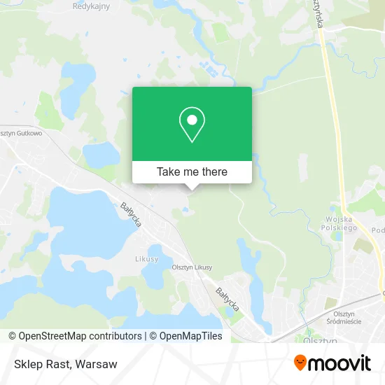 Карта Sklep Rast