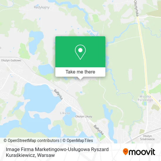 Карта Image Firma Marketingowo-Usługowa Ryszard Kuraśkiewicz