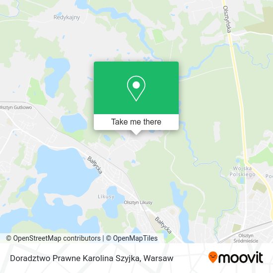 Doradztwo Prawne Karolina Szyjka map